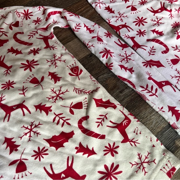 Hanna Andersson Kids Holiday Long John Pajama Set - Woodland Holiday - Picture 2 of 6